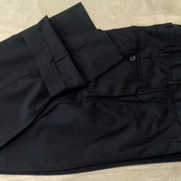 HART SCHAFFNER MARX MEN  BLACK SUIT MADE IN USA - Picture 7 of 8